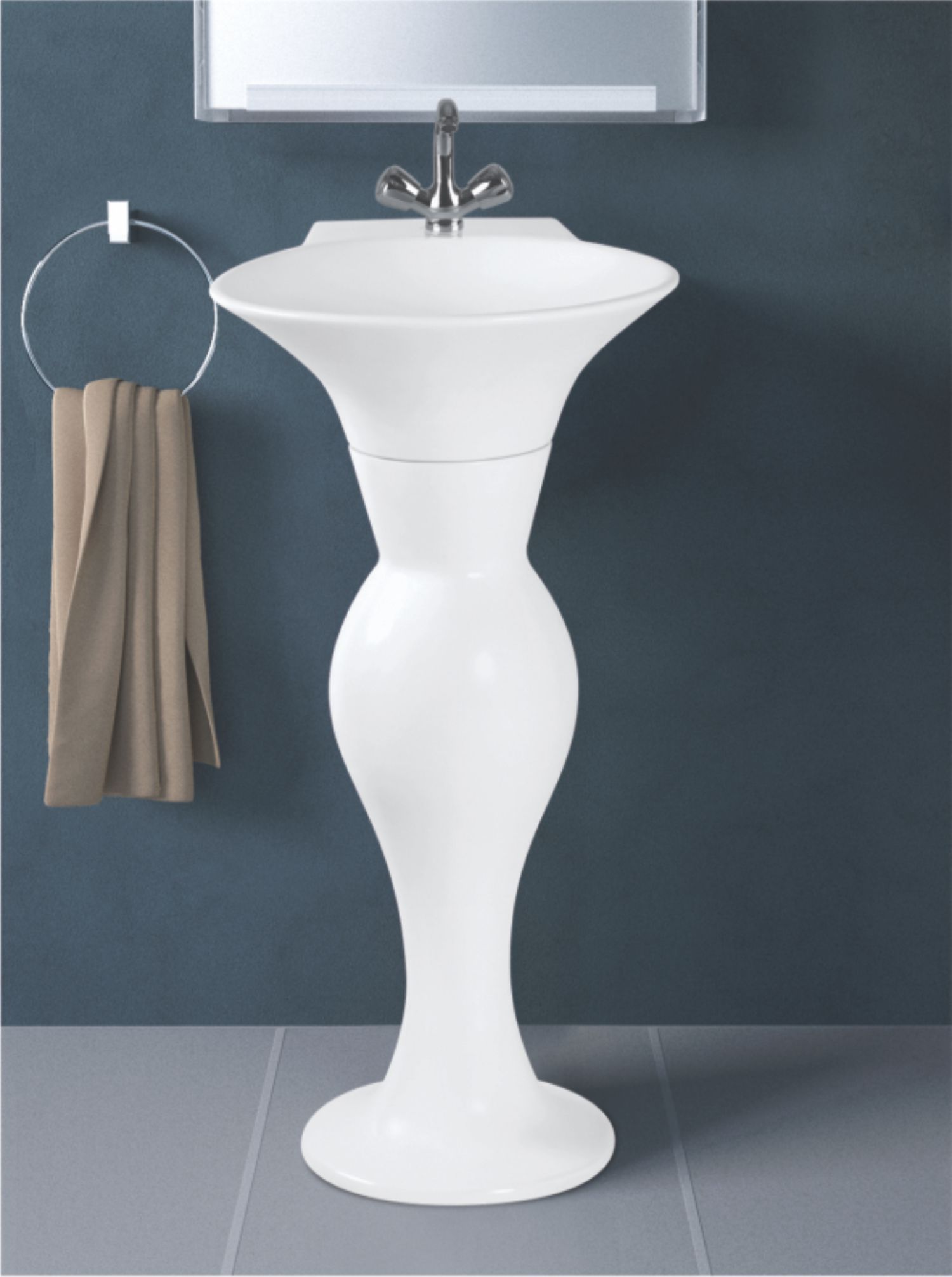 ceramic wash basin with pedestal